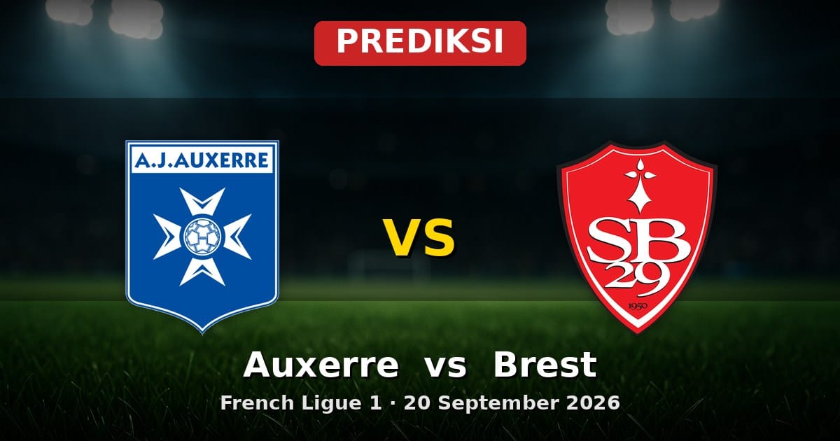 Prediksi Auxerre vs Brest Ligue 1 20 September 2026