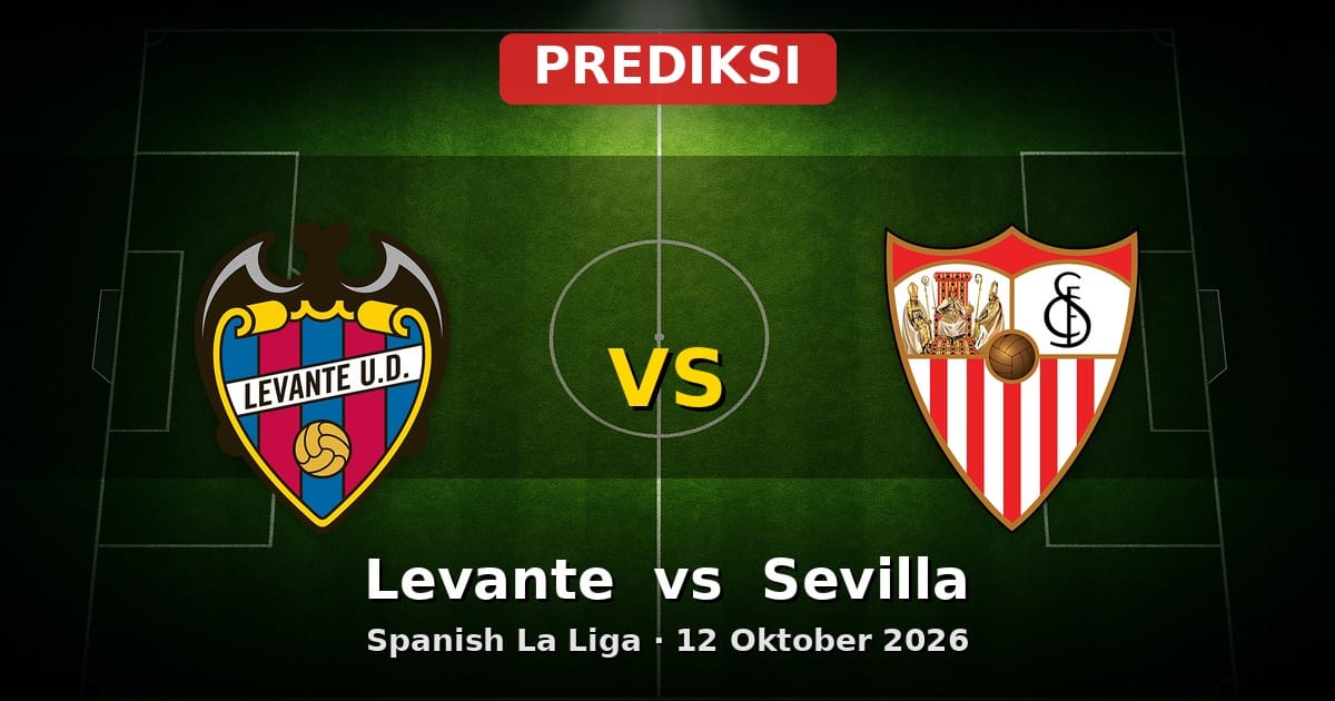 Prediksi Levante vs Sevilla La Liga 12 Oktober 2026: Duel Sengit di Mestalla